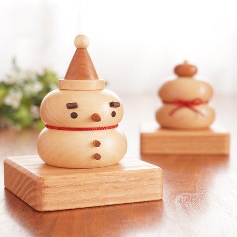 お正月飾り ひとつで二役『雪だるまmochi』