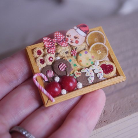 【miniature】Xmas frame‼︎  Brown ver.【dollhouse】