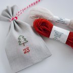 作品【糸セット】クリスマス刺繍図案